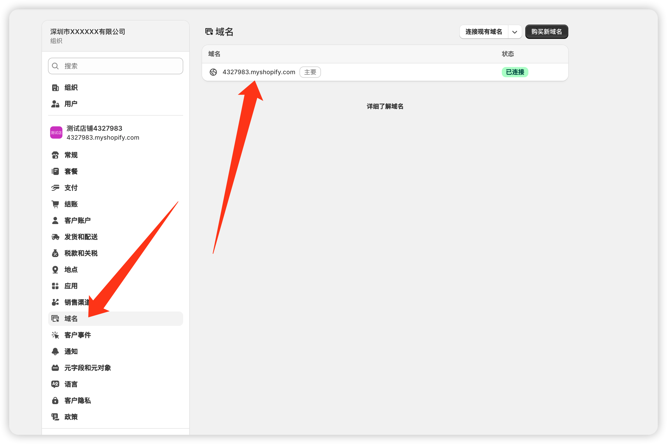 Shopify 域名列表